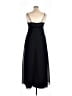 Alfred Angelo 100% Polyester Solid Black Cocktail Dress Size XL (estimated) - photo 2