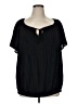 Torrid Black Short Sleeve Blouse Size 1X Plus (1) - photo 1