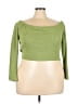 Cider Green 3/4 Sleeve Top Size 4X - photo 1