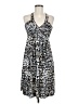 Calvin Klein Animal Print Silver Casual Dress Size 8 - photo 1