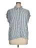 Orvis Stripes Blue Sleeveless Button-Down Shirt Size XL - photo 1