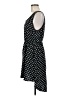 metaphor 100% Rayon Polka Dots Black Casual Dress Size M (petite) - photo 5