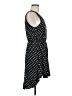 metaphor 100% Rayon Polka Dots Black Casual Dress Size M (petite) - photo 4