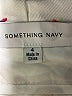 Something Navy Hearts Ivory Casual Pants Size 4 - photo 7