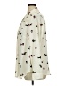 Torrid 100% Polyester Print Ivory Long Sleeve Blouse Size 2X Plus (2) - photo 5