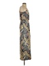Warehouse 100% Viscose Paisley Tan Casual Dress Size 4 - photo 4