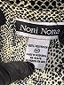 Noni Nona 100% Polyester Animal Print Silver Gray Short Sleeve Blouse Size 3X - photo 7