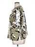 Nine West 100% Polyester Print Ivory Short Sleeve Blouse Size 1X - photo 5