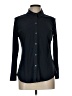 Theory Black Long Sleeve Button-Down Shirt Size L - photo 1