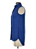 J.Crew 100% Silk Blue Blouse Size 00 - photo 5