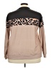 PixieLane Animal Print Tan Sweatshirt Size 2X - photo 2