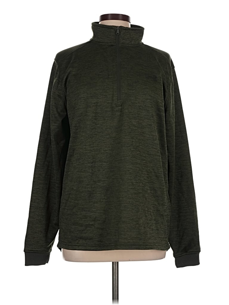 Pre-owned Under Armour Fleece Jacket In Green