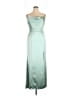 Amsale 100% Polyester Teal Cocktail Dress Size 14 - photo 1
