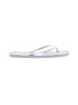Unbranded Silver Flip Flops Size 9 - 10 - photo 1