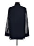 Talbots 100% Polyester Blue Long Sleeve Blouse Size M - photo 2
