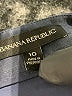Banana Republic Solid Blue Black Wool Skirt Size 10 - photo 4