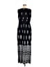 Chaps Paisley Black Casual Dress Size XL - photo 2
