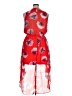 Olsenboye 100% Polyester Floral Red Cocktail Dress Size XL - photo 2