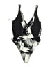 L Space Print Black One Piece Swimsuit Size 10 - photo 2