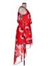 Olsenboye 100% Polyester Floral Red Cocktail Dress Size XL - photo 4