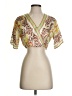 Bailey 44 100% Polyester Brown Short Sleeve Blouse Size XS - photo 1