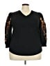 Chico's Black 3/4 Sleeve Blouse Size XXL (4) - photo 1