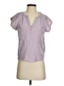 Universal Thread Purple Short Sleeve Blouse Size S - photo 1