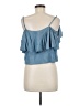 Do & Be 100% Lyocell Blue Tank Top Size M - photo 2