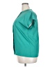 Compositions 100% Polyester Teal Short Sleeve Blouse Size 18 - photo 5