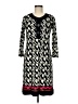 Morgan Mcfeeters Graphic Black Casual Dress Size 6 - photo 1