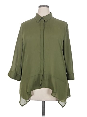 Simply Vera Vera Wang 3/4 Sleeve Blouse (view 1)