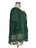 Shein Curve 100% Polyester Green 3/4 Sleeve Blouse Size 14 Plus (1) - photo 4