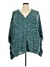 LOGO by Lori Goldstein Teal Sleeveless Blouse Size 2X - photo 1