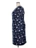Ann Taylor LOFT Print Blue Casual Dress Size 18 (tall) - photo 5