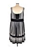Avenue Graphic Gray Black Casual Dress Size 30 - 32 Plus - photo 2