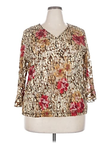 Only Nine 3/4 Sleeve Blouse (view 1)