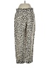 J.Crew Animal Print Silver Casual Pants Size 4 - photo 1