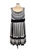 Avenue Graphic Gray Black Casual Dress Size 30 - 32 Plus - photo 1