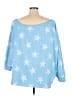 Torrid Stars Blue Pullover Sweater Size 5X Plus (5) - photo 2