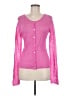All Points by Reference 100% Cotton Pink Cardigan Size M - photo 1