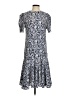 Liz Roberts 100% Polyester Paisley Blue Casual Dress Size 4 - photo 1