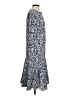 Liz Roberts 100% Polyester Paisley Blue Casual Dress Size 4 - photo 4