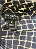 En Focus Studio Argyle Blue Black Casual Dress Size 8 - photo 7