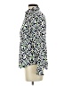Talbots 100% Cotton Paisley Green Long Sleeve Blouse Size 2 - photo 5