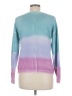 Metric Knits 100% Cotton Tie-dye Blue Pullover Sweater Size M - photo 2