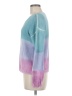 Metric Knits 100% Cotton Tie-dye Blue Pullover Sweater Size M - photo 5