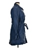 Cole Haan Blue Trenchcoat Size 14 - photo 4