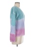 Metric Knits 100% Cotton Tie-dye Blue Pullover Sweater Size M - photo 4