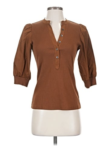 Veronica Beard 3/4 Sleeve Button-Down Shirt (view 1)