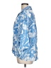 Magaschoni 100% Linen Tropical Blue 3/4 Sleeve Blouse Size L - photo 5